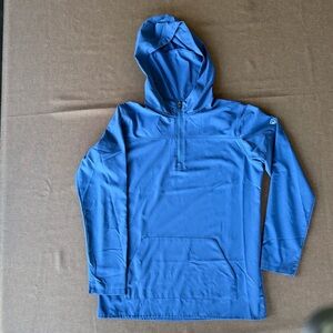 Kuhl Deep Blue Windbreaker Hoodie-Kids Large